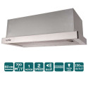 Витяжка GARDA 60 INOX (700) LED 2S