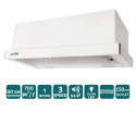 Витяжка GARDA 60 WH (700) LED