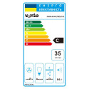 Витяжка GARDA 60 WH (700) LED 2S