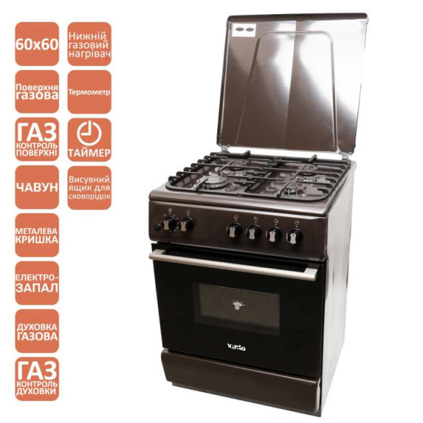 Плита GG 6060 CS (BR) T