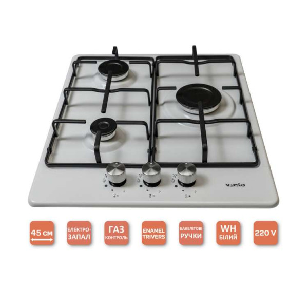 Варильна поверхня HG430-B3 S (WH)