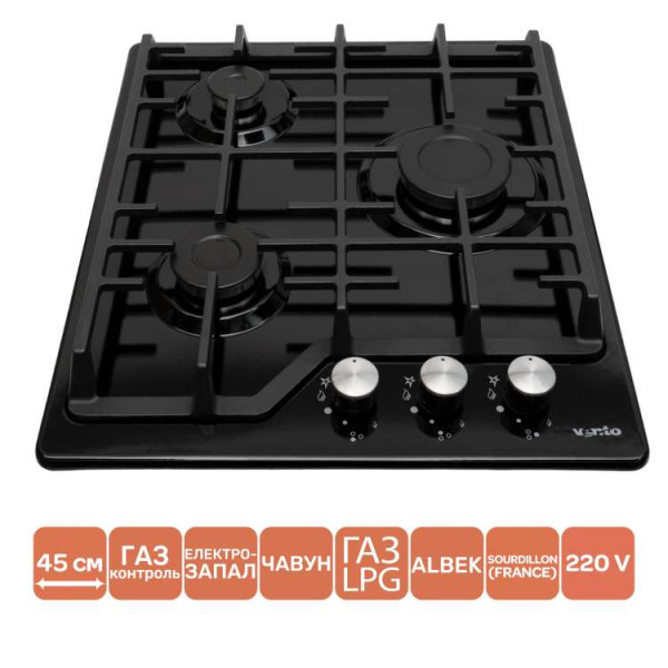 Варильна поверхня HG430-L3 CS (BK)