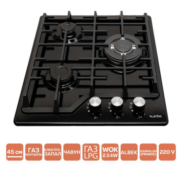 Варильна поверхня HG430-L3 CEST (BK)
