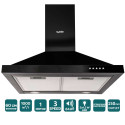 Витяжка LAZIO 60 BK (1000) LED