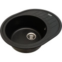Кухонна мийка Ventolux MONICA (BLACK MATT QUARTZ) 620x500x220