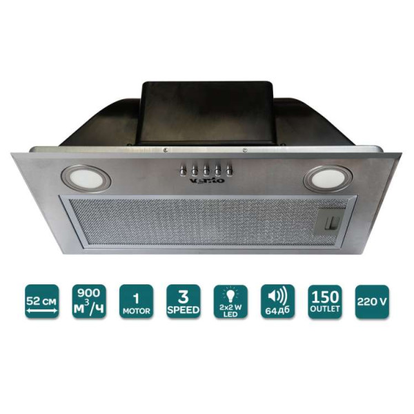 Витяжка PUNTO 52 X (900) PB PC