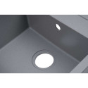 Кухонна мийка Ventolux SILVIA (GRAY QUARTZ) 650х500х200