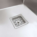 Кухонні мийки 40*50 Мийка нержавійка Platinum Handmade HSB (квадратний сифон 3,0/1,0)