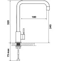 Змішувач Ventolux 323.250 WHITE QUARTZ