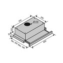 Витяжка GARDA 60 INOX (1300) SMD LED