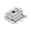 Витяжка GARDA 60 WH (900) LED