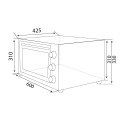 Електричні печі NIKA 45 (BK/X) 2G
