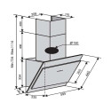 Витяжка TOSCANA 60 WH (800) TC