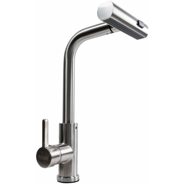 Змішувач кухонний нержавійка Platinum XK08A