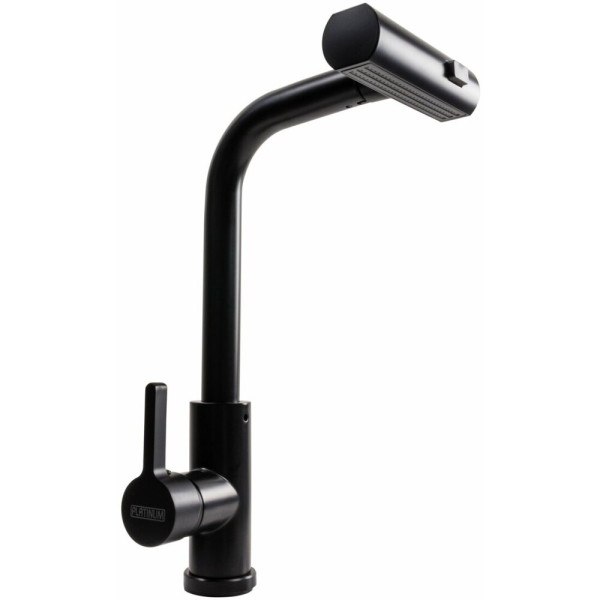 Змішувач кухонний XK09B Platinum PVD чорний