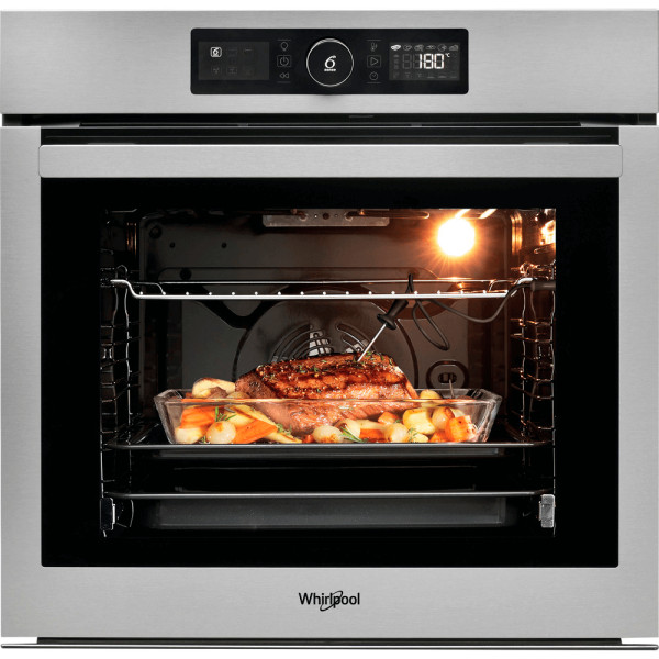 AKZ99480IX духова шафа Whirlpool з термощупом