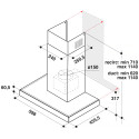 WHBS 62F LT K/1 витяжка Whirlpool Т-подібна з режимом тихої роботи ZEN