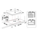 TGML 661 IX R варильна поверхня Whirlpool з 9-ти позиційними ручками