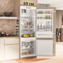 SP40 802 EU вбудований холодильник WHIRLPOOL ширина 69 см, інверторний мотор