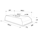 WCT64FLYX витяжка Whirlpool вбудована з LED освітленням