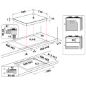 GOWL628NBEE варильна поверхня Whirlpool з 9-ти позиційними ручками