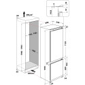 SP40 801 EU вбудований холодильник Whirlpool ширина 69 см , об'єм 400 л