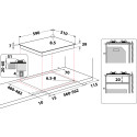 GMA 6422/IX варильна поверхня Whirlpool з турбо конфоркою