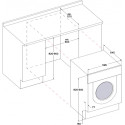 BI WDWG 75148 EU вбудована пральна машина Whirlpool з сушкою