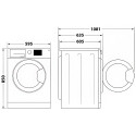 FFWDB 1176258 BCV UA пральна машина Whirlpool з сушкою, інверторний двигун