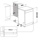 W2FHD624 посудомийна машина Whirlpool з функцією тихе миття