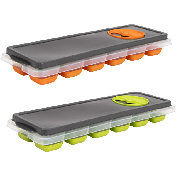 Контейнер для льоду Herevin Ice Cube Orange-Green MIX (6965117)