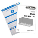 Витяжка Eleyus UNIA 1200 LED 52 WH (6909963)
