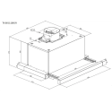 Витяжка Pyramida TX 60 (1100) R IX (7123098)