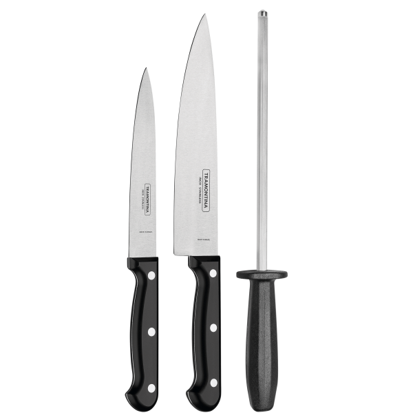 Набір ножів Tramontina Ultracorte, 3 предмети (6412101)