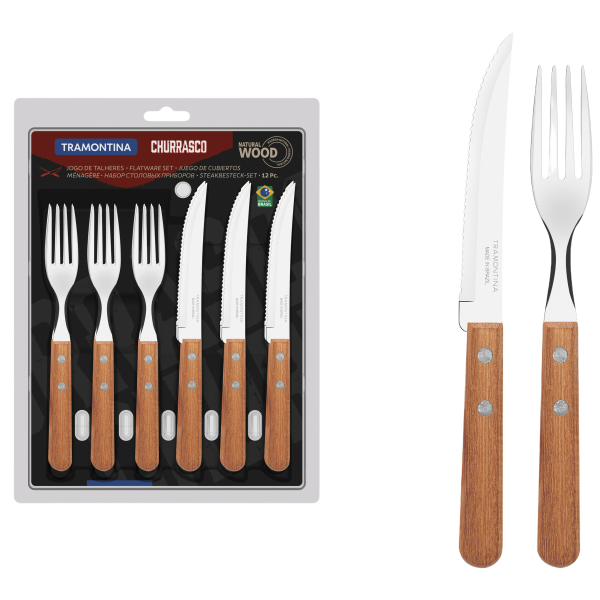 Набір приборів для гриля Tramontina Barbecue Dynamic, 12 предметів (6584537)