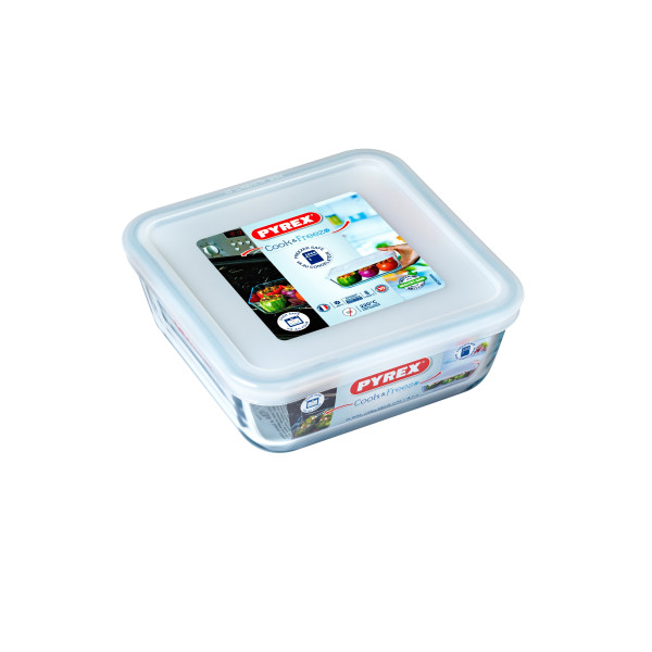 Форма з кришкою Pyrex Cook&Freez, 15х15 см (6797404)