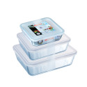 Форма з кришкою Pyrex Cook&Freez, 15х15 см (6797404)