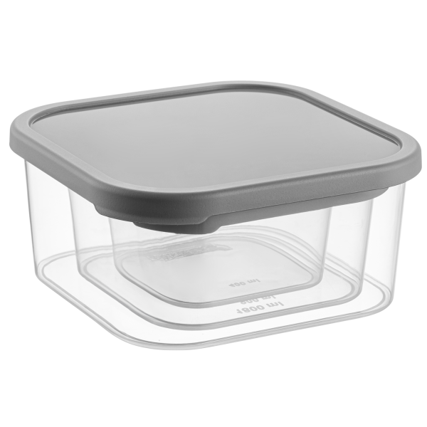 Набір контейнерів Idea Home 00815 Quick Box Gray 0.4/0.9/1.8 (00815 Gray) (7180058)