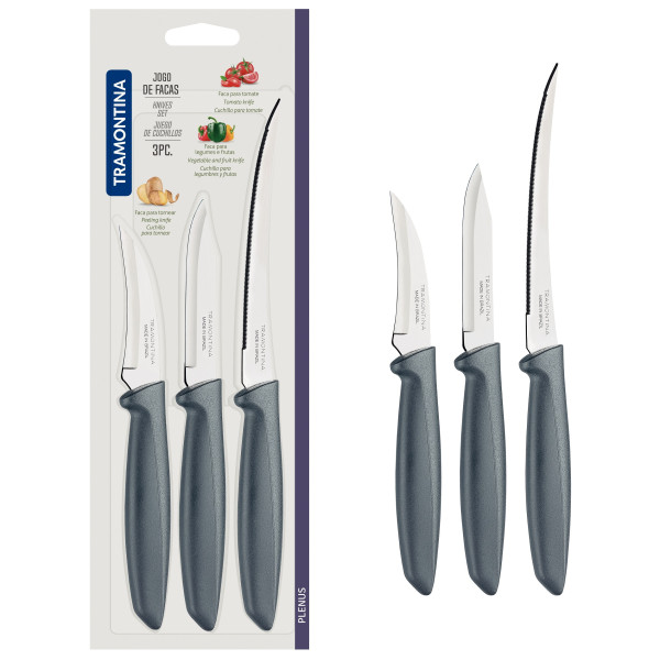 Набір ножів TRAMONTINA PLENUS, 3 предмета (6366863)