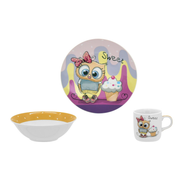 Дитячий набір LIMITED EDITION SWEET OWL, 3 предмета (6400434)