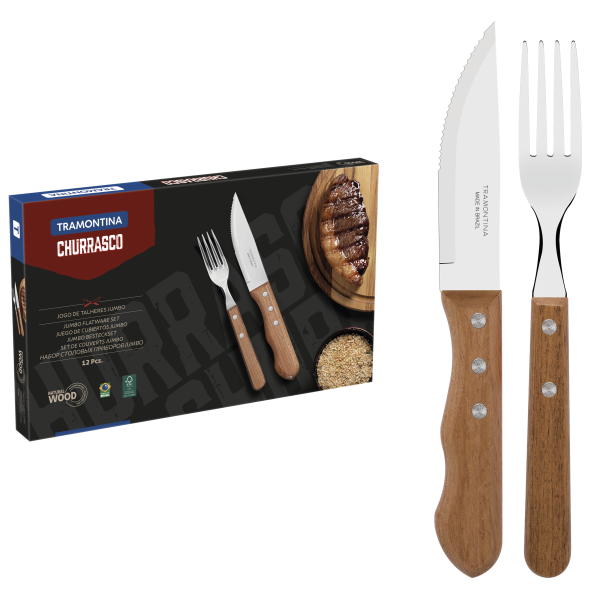 Набір приборів для гриля Tramontina Barbecue, 12 предметів (6584598)