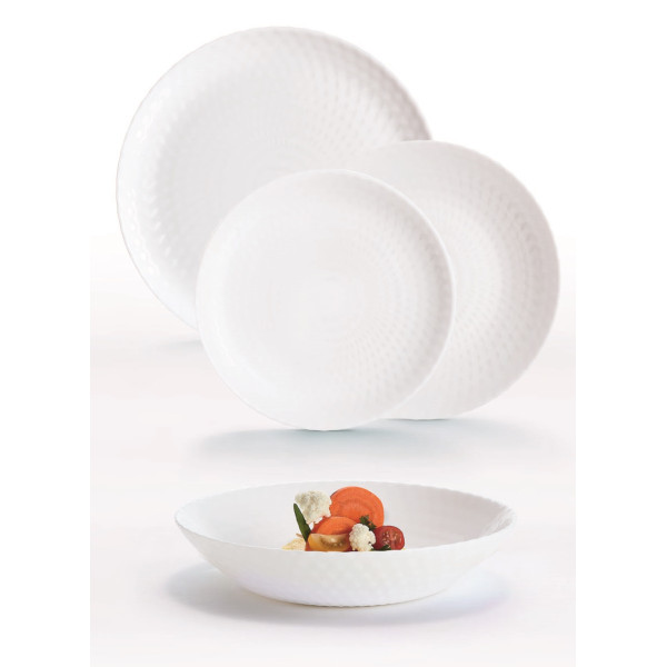 Сервіз Luminarc Pampille White, 18 предметів (6785915)