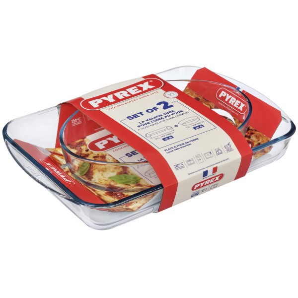 Набір форм для запікання Pyrex, 2 предмети (7054283)
