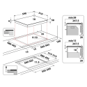 Електрична варильна поверхня Whirlpool WTX6014DCF (7285346)