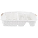 Сушка для посуду Violet House 0757 Ротанг WHITE 48х37.5х9 см (6897767)