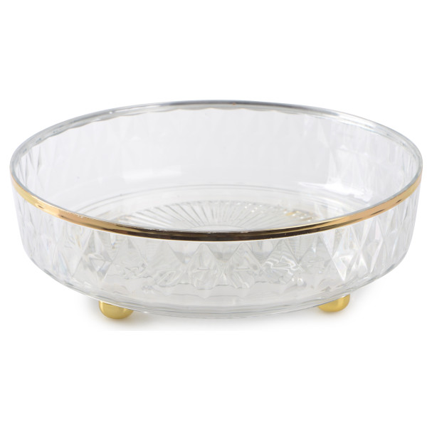 Блюдо LED Twist Clear Gold (6983962)