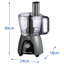Кухонний комбайн Russell Hobbs 27111-56 Matte Charcoal Food Processor (7030814)