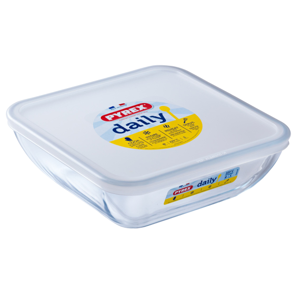 Форма з кришкою Pyrex Daily, 20х20 см (7092345)