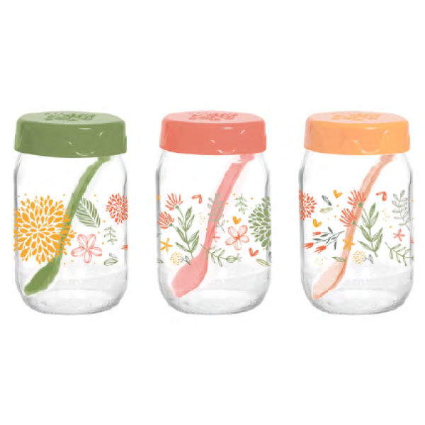 Спецівниця Herevin Decorated Spice Jar Set MIX, 0.370 л (131507-157) (7023434)