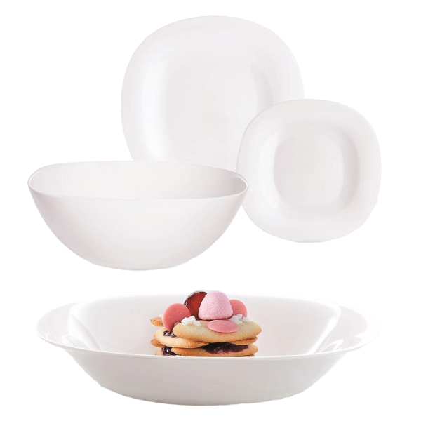 Сервіз Luminarc Carine White, 19 предметів (7082602)